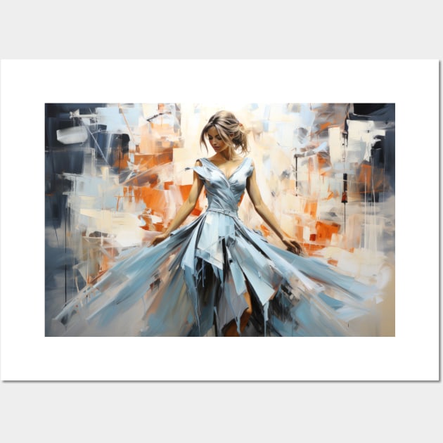 Dance Beauty Painting Abstract Art Decor Wall Art by Cubebox